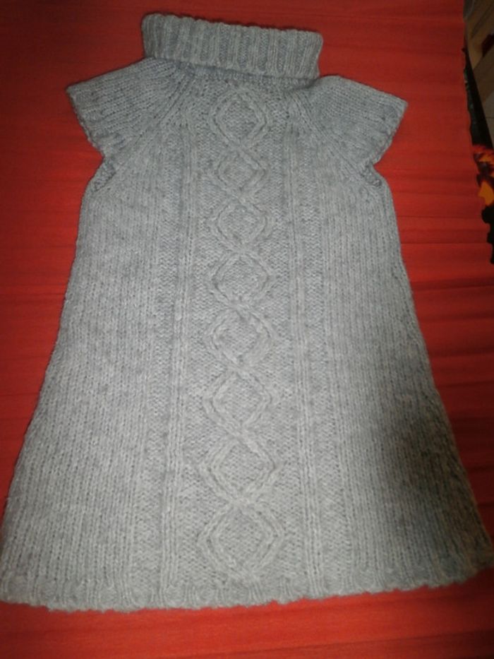 Robe Hema laine et acrylique grise - photo numéro 9