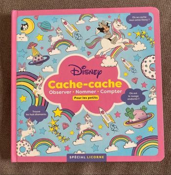 Disney cache cache pour les petits spécial licorne