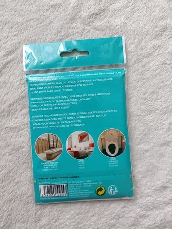 10 couvres siège de toilette en 42.5 X 36 cm