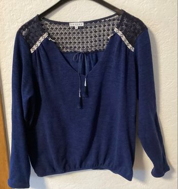 Blouse haut dentelles XL