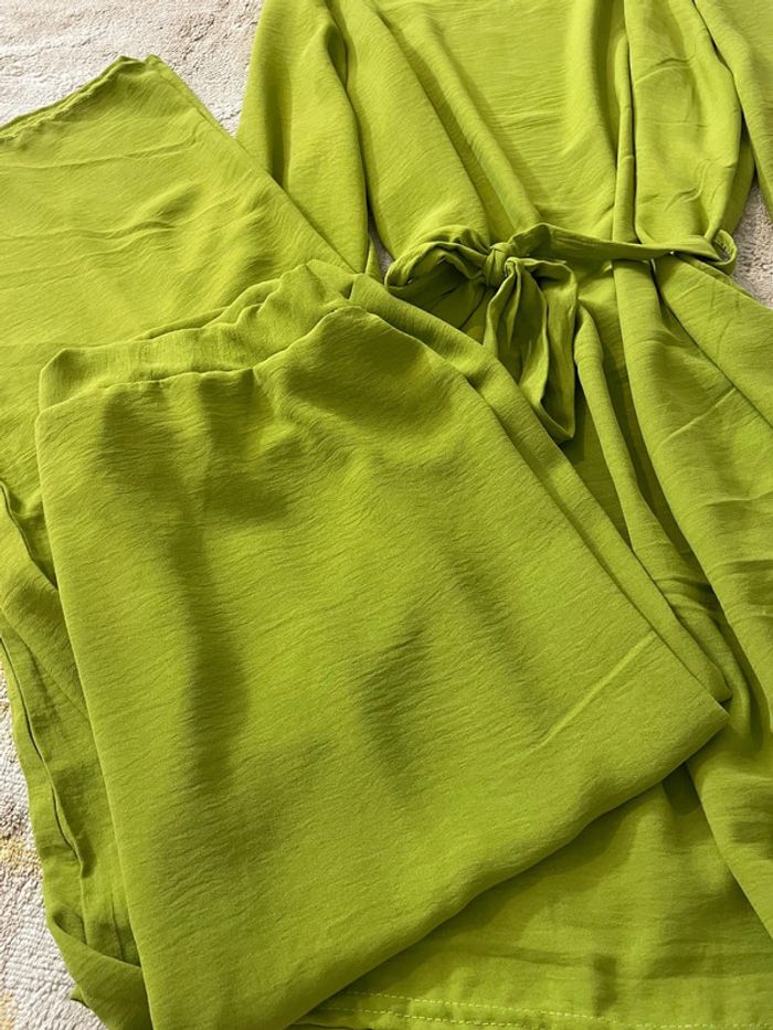 Ensemble 2 pièces vert pour femme - photo numéro 3