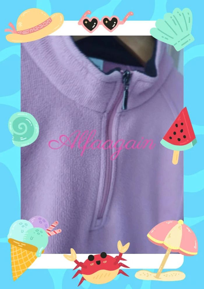 Polaire rose queshua 10ans - photo numéro 4