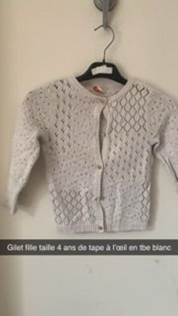 Gilet fille taille 4 ans
