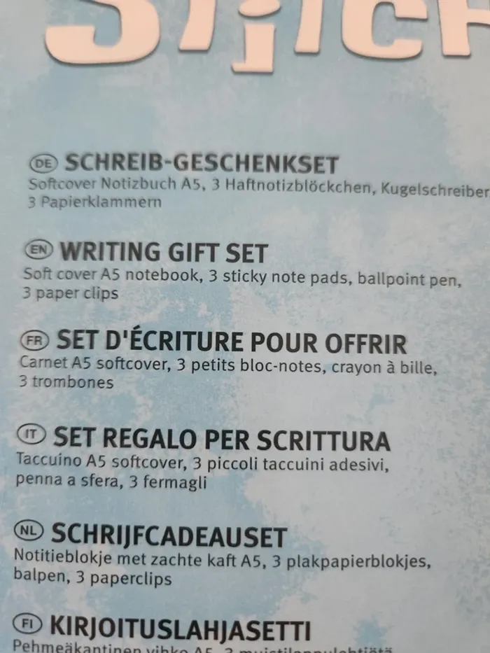 Set de écriture pour offrir stitch - photo numéro 4