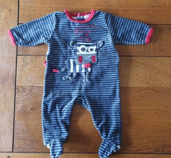 Pyjama 3 mois velours