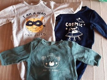 Lot 3 Pyjamas 6 mois