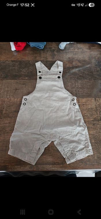 Salopette short orchestra 9 mois