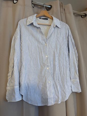 Chemise vert et blanc