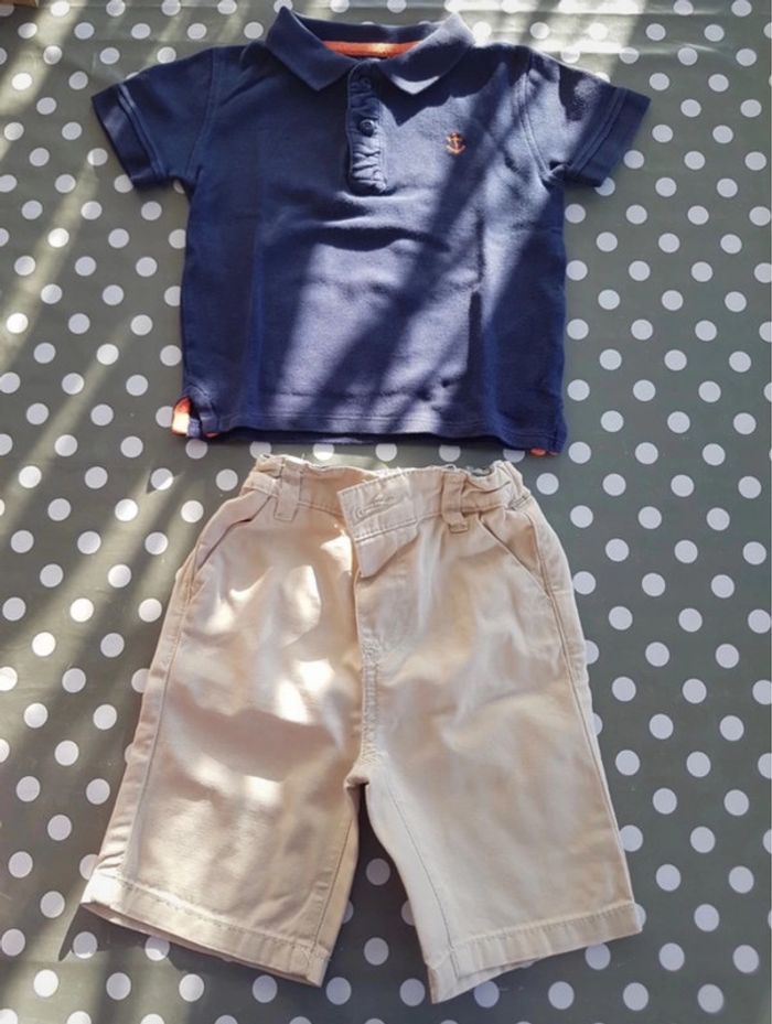 T-shirt Bermuda 18-24 mois