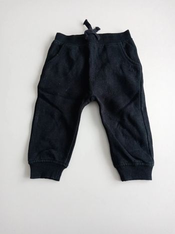 Jogging noir T 18-24 mois