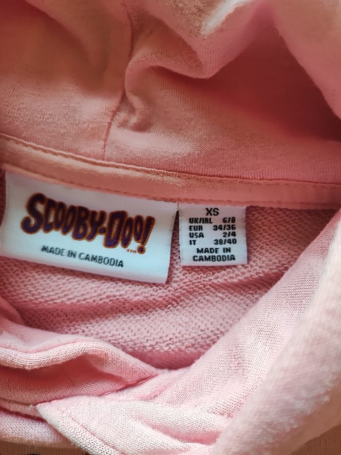 Sweat à capuche Scoubidou neuf Xs - photo numéro 3