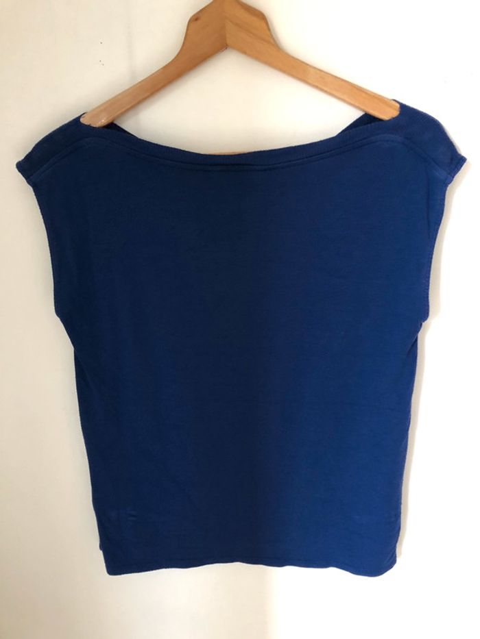 T-shirt violet imprimé donuts roses NafNaf - photo numéro 3