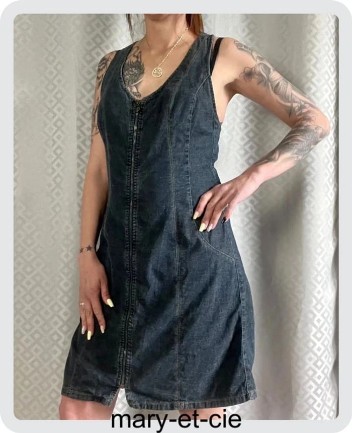 SOLDÉ - Robe en jean’s 100% coton - taille L - Naf Naf