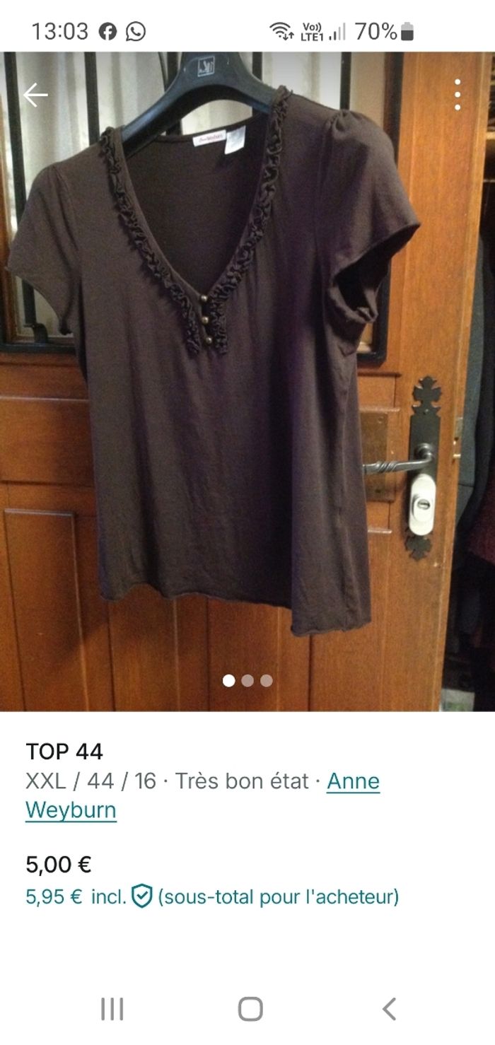 .lot de 5 articles femme 44 parfait état - photo numéro 4