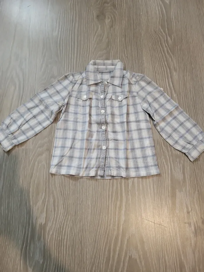 Chemise manches longues 4 ans