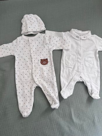 2 pyjamas bébé garçon