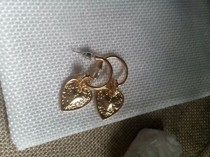 Boucles d'oreilles créoles cœurs bohèmes