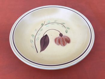 Années 1960 Plat creux de service Ateliers du Revernay France (Digoin Saône-et-Loire) Grès mat