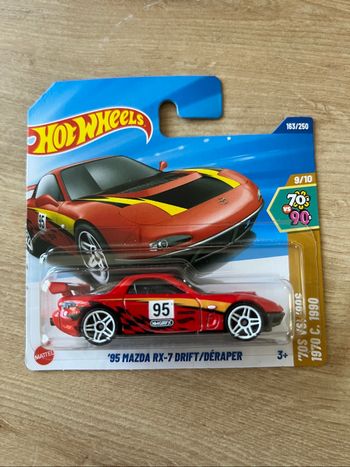 Miniature Hot Wheels Mazda RX-7 Drift
