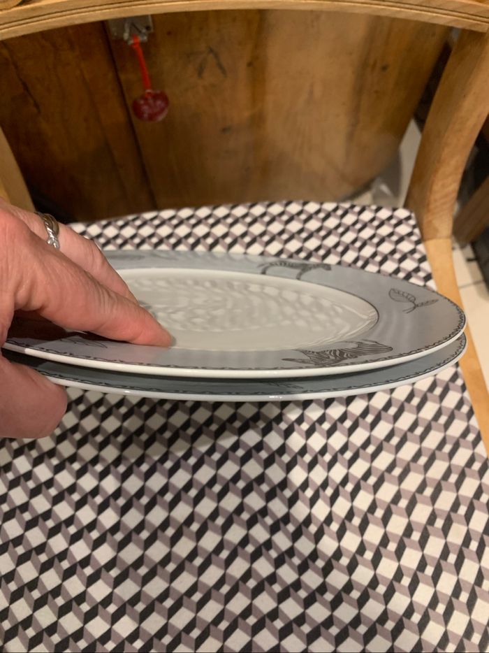 Lot de 5 grandes assiettes - photo numéro 5