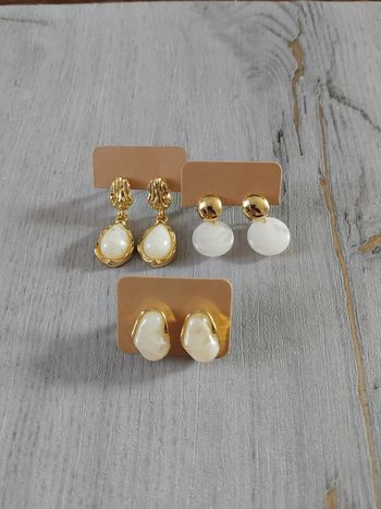 Lot boucles d'oreilles neuves
