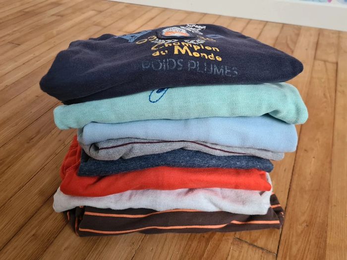 Lot de 8 sweat zippé gilet taille 12 mois - photo numéro 2