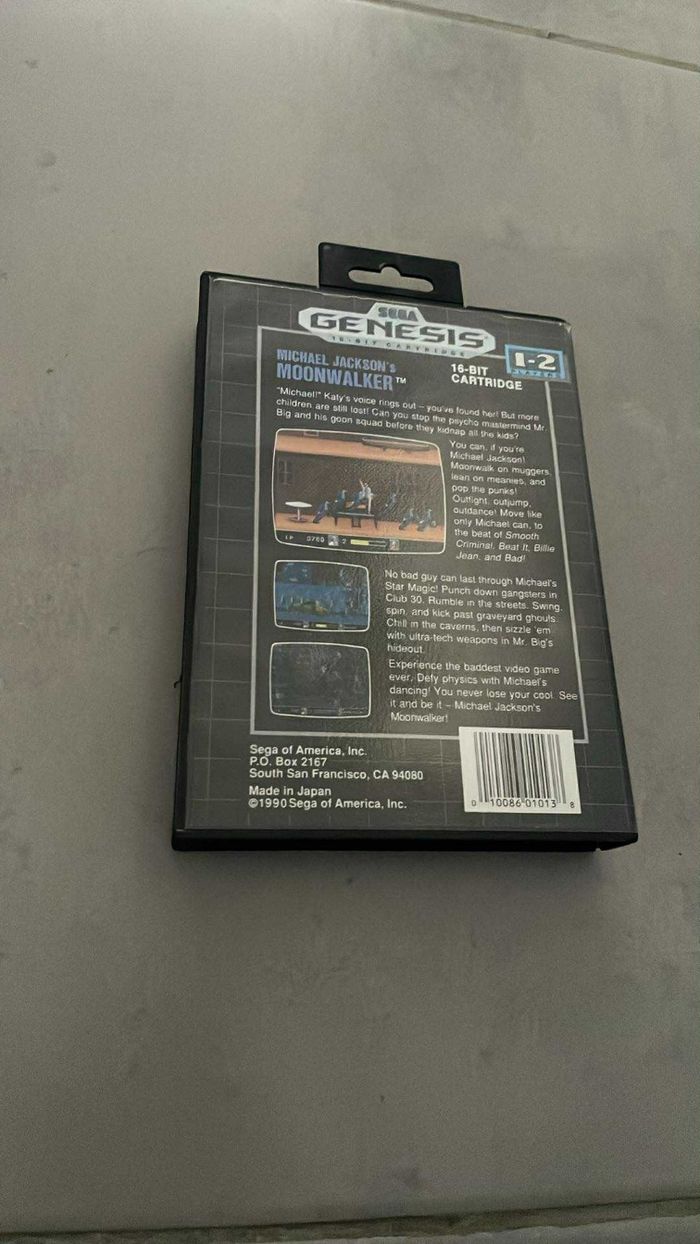 Michael Jackson's Moonwalker Sega megadrive genesis - photo numéro 8