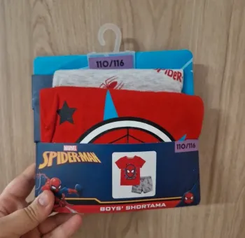 Pyjama/short Spiderman 5-6 ans