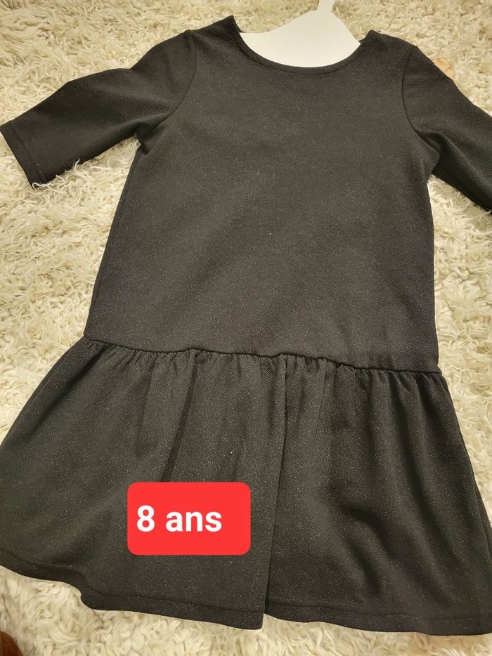 Robe noir  Noël fête