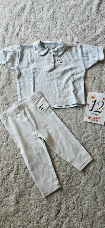Ensemble legging + tee shirt 12 mois