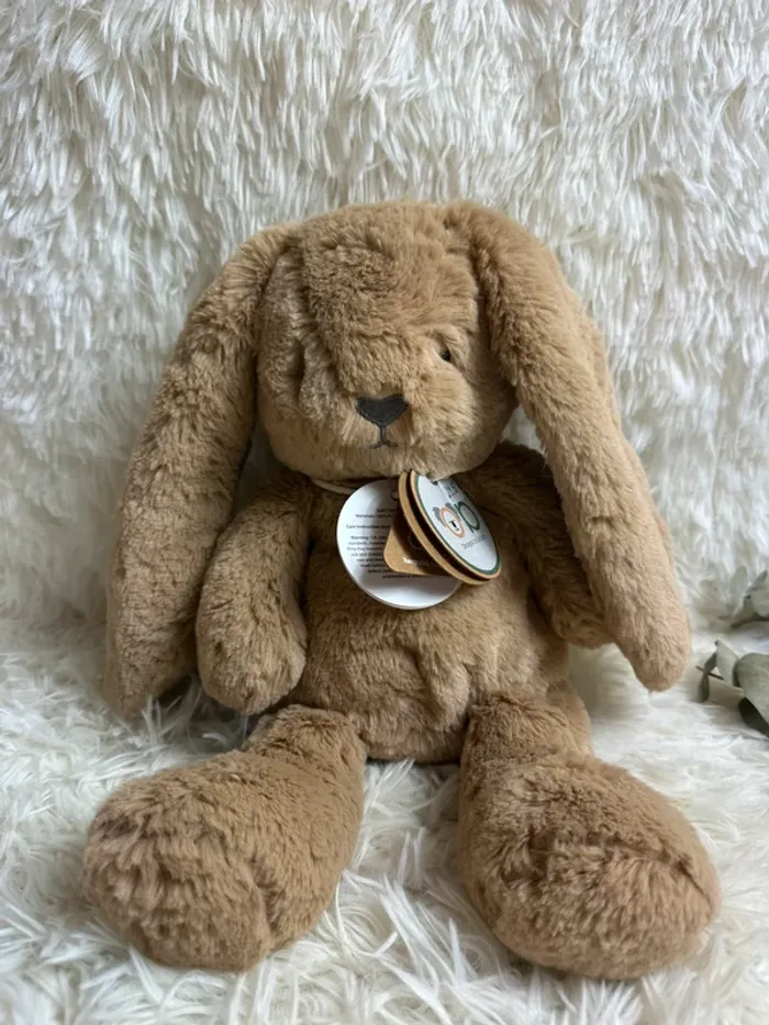 Peluche lapin beige OB design - photo numéro 3