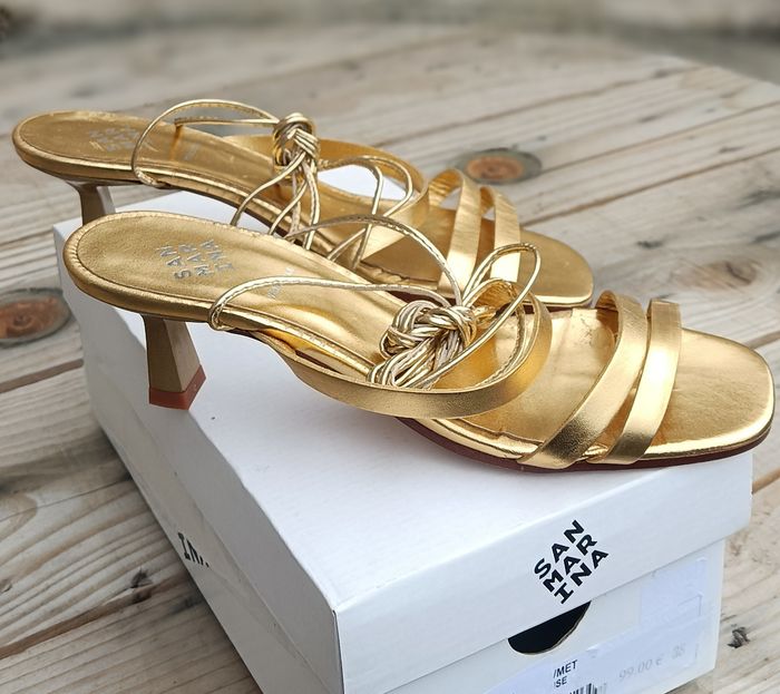 Chaussures San Marina Femme, escarpins Felixia cuir, taille 38. Neuves. - photo numéro 2
