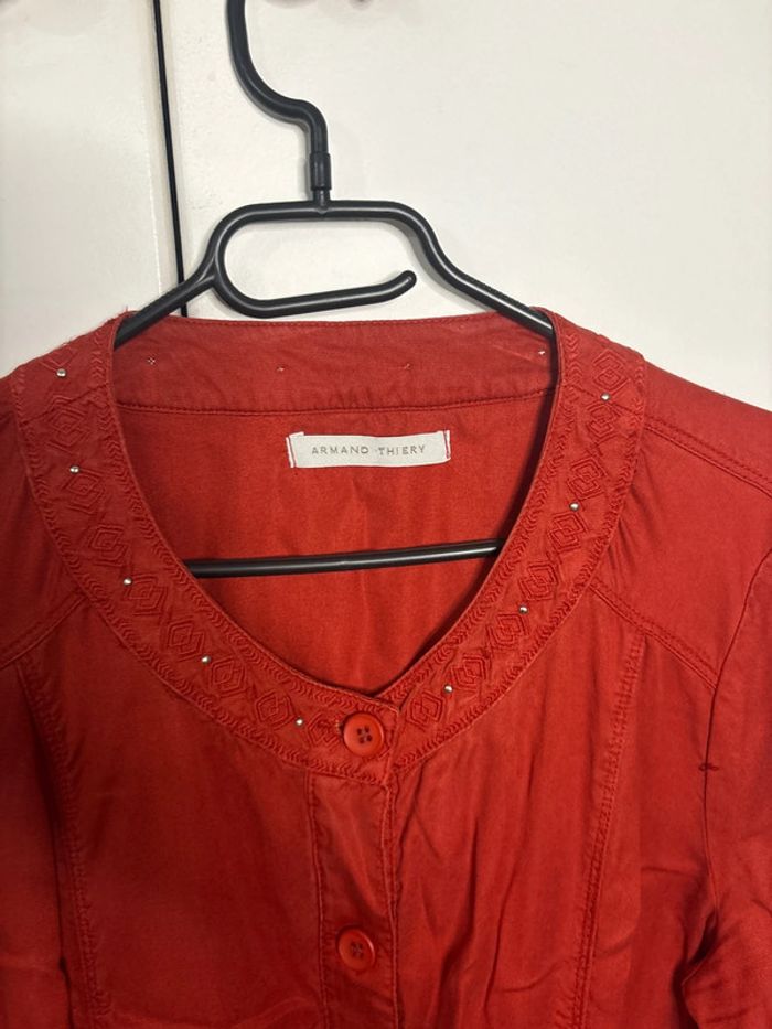 🌺veste rouge Armand Thiery 🌺 - photo numéro 2
