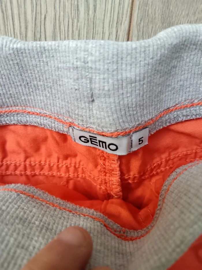 Shirt orange sans bouton Gémo 5 ans - photo numéro 6