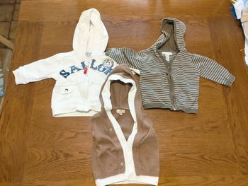 Lot 3 vestes 3mois