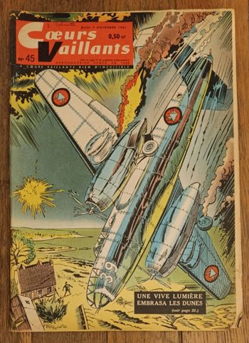 Ancien magazine Coeurs Vaillants N°45 1961 vintage