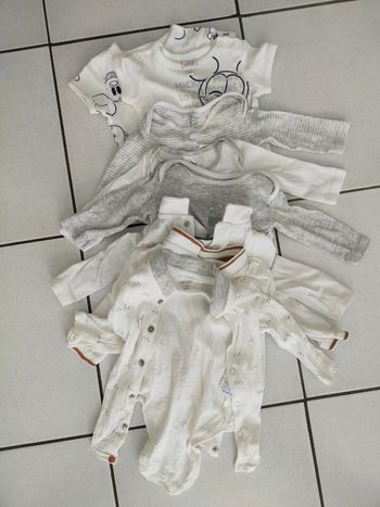 Lot de 8 bodies 3 mois