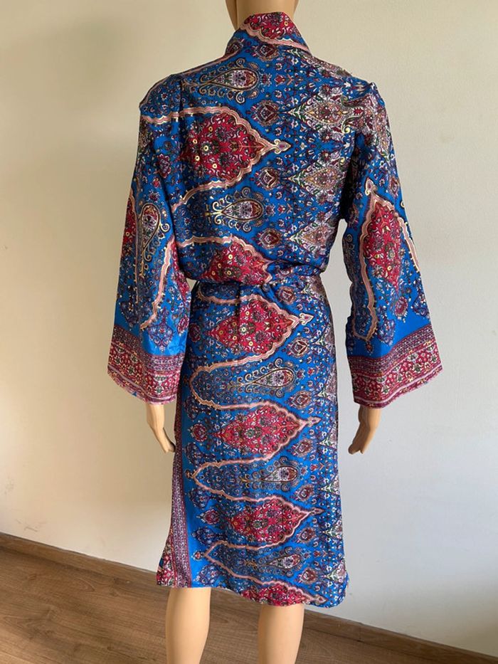 Robe mi longue neuve en soie Trebol taille S/M - photo numéro 7