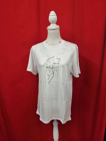 NA-KD T-shirt blanc journée de la femme surdimentionné * taille XS *