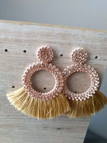 Boucles d'oreilles pompon