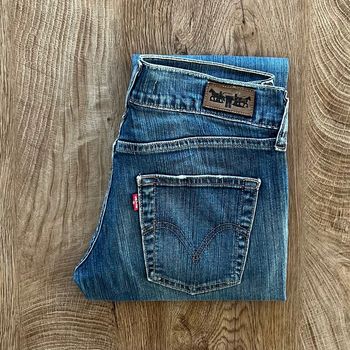 Jean/pantalon bleu Levi's Patty Anne Slim, femme, taille : W 28 L 34 (38 taille française)