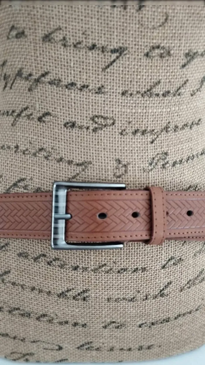 Ceinture marron avec motifs 110 cm mixte - photo numéro 3