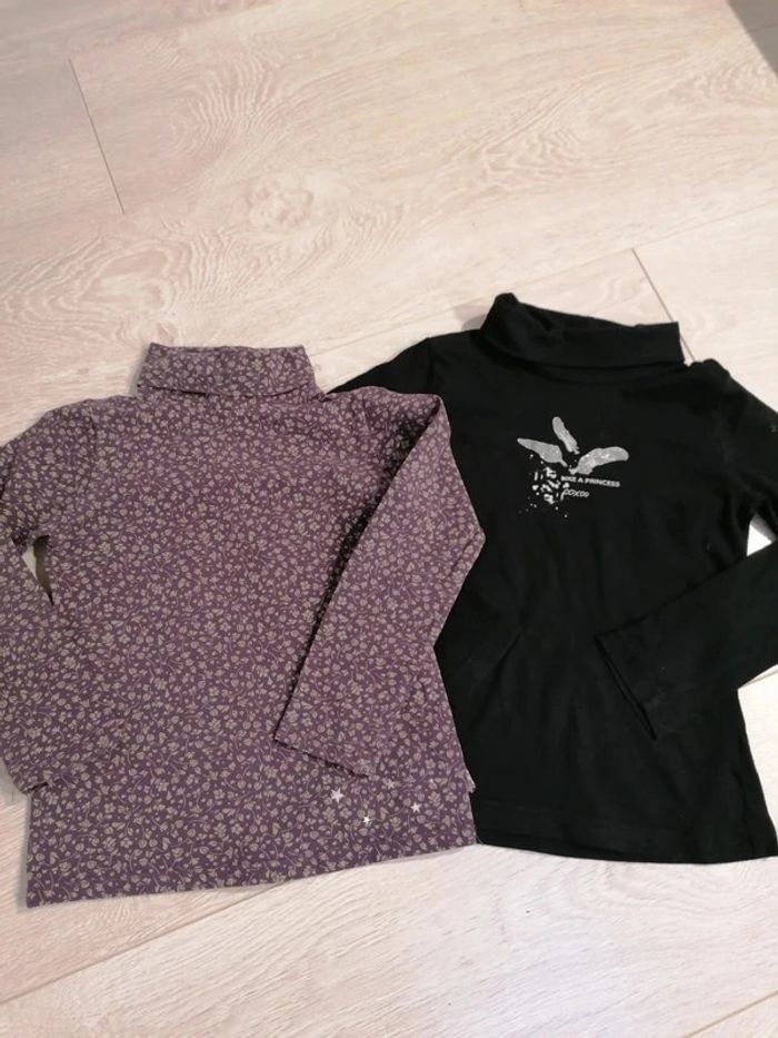 Lot de 2 Hauts Col roulé 5 ans