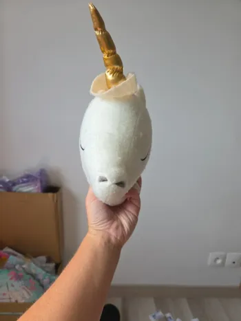 Décoration murale tête de licorne