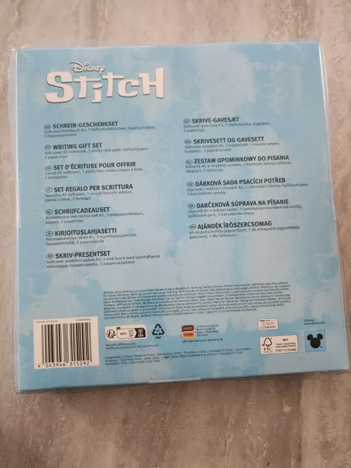 Set de écriture pour offrir stitch - photo numéro 3