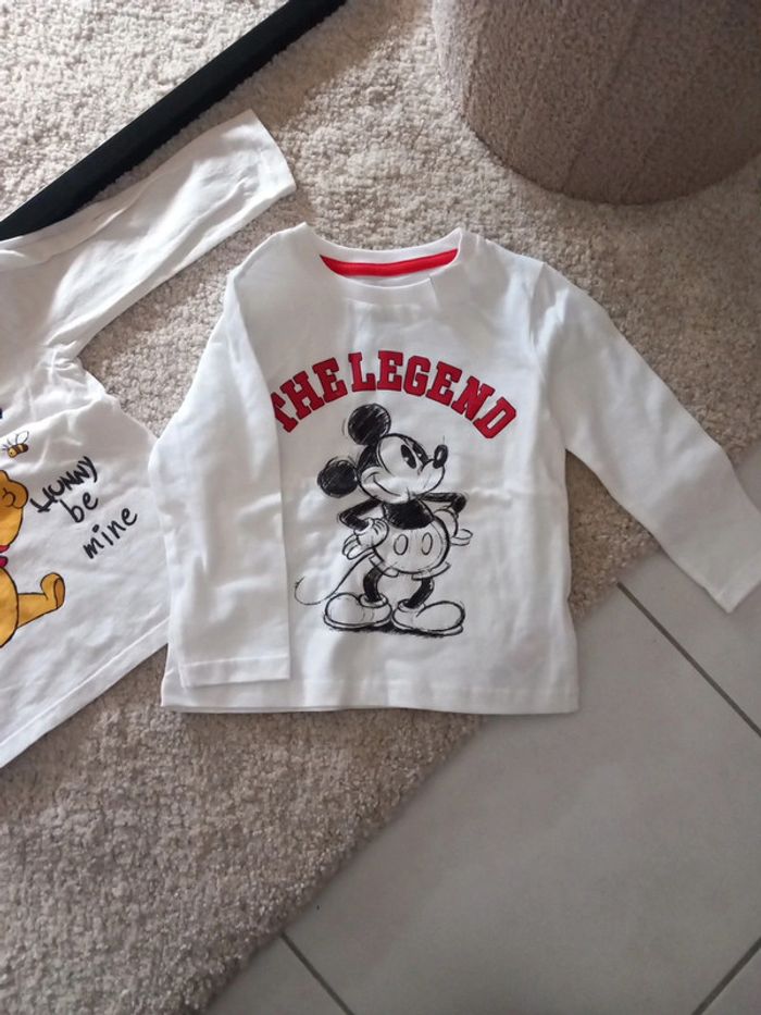 Lot 2 tee-shirt manches longues 92 cms - photo numéro 3