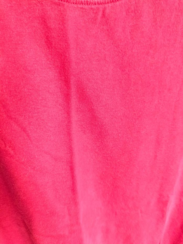 T-shirt MC rose foncé framboise uni Domyos taille S - photo numéro 3