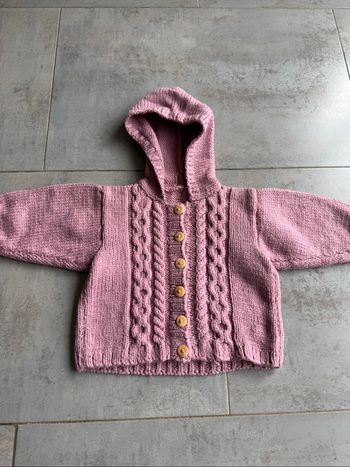 Veste rose 12-18 mois