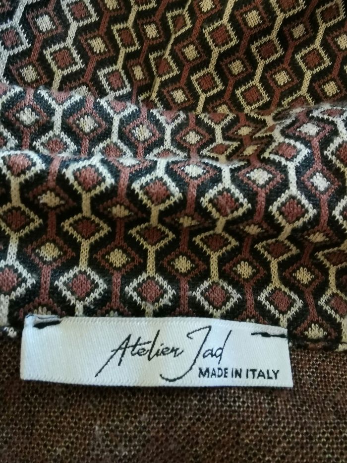 Ensemble imprimé marron et beige Atelier Jad T36 - photo numéro 9