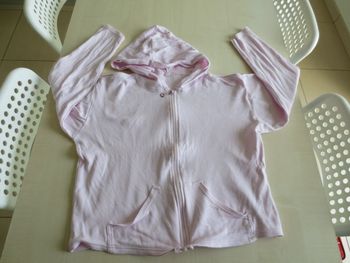 Gilet rose pale